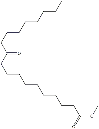 11-Oxononadecanoic acid methyl ester Struktur