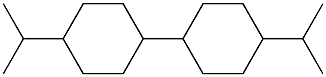 4,4'-Diisopropyl-1,1'-bicyclohexane Struktur