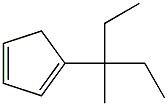 1-(3-Methylpentan-3-yl)-1,3-cyclopentadiene Struktur