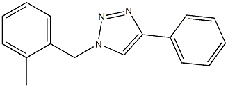 1-(2-Methylbenzyl)-4-phenyl-1H-1,2,3-triazole Struktur