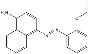 4-(2-Ethoxyphenylazo)-1-naphthalenamine Struktur