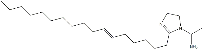 1-(1-Aminoethyl)-2-(6-heptadecenyl)-2-imidazoline Struktur