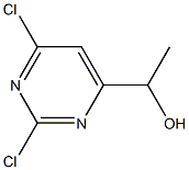 2,4-Dichloro-6-(1-hydroxyethyl)pyrimidine Struktur