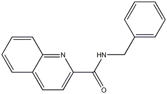 N-Benzylquinoline-2-carboxamide Struktur