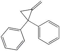 2,2-Diphenyl-1-methylenecyclopropane Struktur