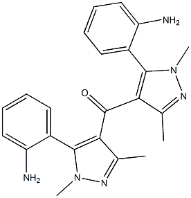 (2-Aminophenyl)(1,3-dimethyl-1H-pyrazol-4-yl) ketone Struktur