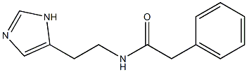 N-[2-(4-Imidazolyl)ethyl]-2-phenylacetamide Struktur