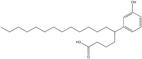 5-(3-Hydroxyphenyl)stearic acid Struktur