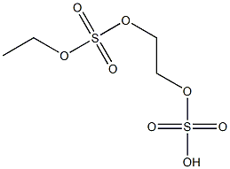 1,2-Ethanediol bis(sulfuric acid ethyl) ester Struktur