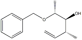 (2R,3S,4R)-2-Benzyloxy-4-methyl-5-hexen-3-ol Struktur