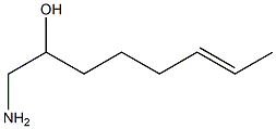 1-Amino-6-octen-2-ol Struktur