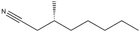 [R,(-)]-3-Methyloctanenitrile Struktur