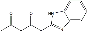 1-(1H-Benzimidazol-2-yl)pentane-2,4-dione Struktur