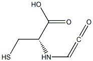 (S)-2-(Carbonylmethyl)amino-3-mercaptopropionic acid Struktur