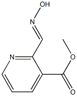 2-[(Hydroxyimino)methyl]pyridine-3-carboxylic acid methyl ester Struktur