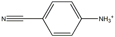 4-Cyanobenzeneaminium Struktur