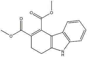 1,2-Dihydro-9H-carbazole-3,4-dicarboxylic acid dimethyl ester Struktur