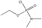 Dimethylamidochloridophosphoric acid ethyl ester Struktur