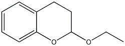 2-Ethoxy-3,4-dihydro-2H-1-benzopyran Struktur