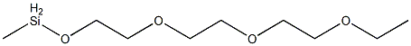 Methyl[2-[2-(2-ethoxyethoxy)ethoxy]ethoxy]silane Struktur