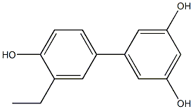 3'-Ethyl-1,1'-biphenyl-3,4',5-triol Struktur