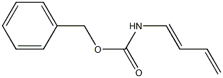 N-[(E)-1,3-Butadienyl]carbamic acid benzyl ester Struktur