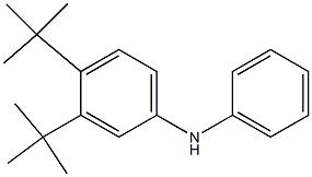 3,4-Di-tert-butylphenylphenylamine Struktur