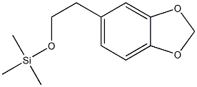 5-[2-(Trimethylsilyloxy)ethyl]-1,3-benzodioxole Struktur