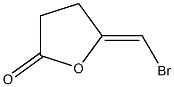 (5Z)-4,5-Dihydro-5-(bromomethylene)furan-2(3H)-one Struktur