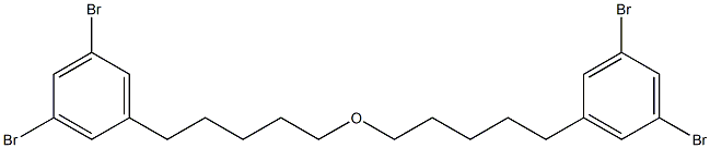 3,5-Dibromophenylpentyl ether Struktur