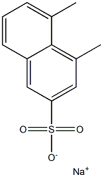 4,5-Dimethyl-2-naphthalenesulfonic acid sodium salt Struktur