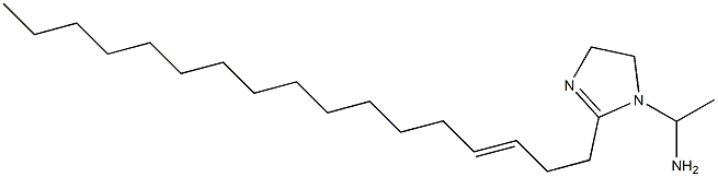 1-(1-Aminoethyl)-2-(3-heptadecenyl)-2-imidazoline Struktur