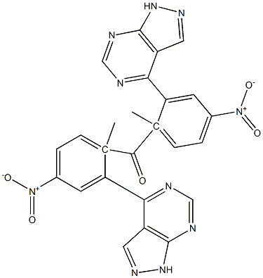 1-Methyl-1H-pyrazolo[3,4-d]pyrimidin-4-yl(4-nitrophenyl) ketone Struktur