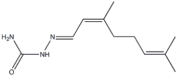 Citral semicarbazone Struktur