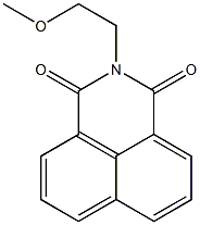 2-(2-Methoxyethyl)-2H-benzo[de]isoquinoline-1,3-dione Struktur