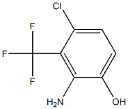 2-Amino-3-(trifluoromethyl)-4-chlorophenol Struktur