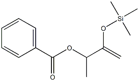 2-(Trimethylsiloxy)-3-[(benzoyl)oxy]-1-butene Struktur