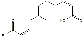 Bisisocrotonic acid 1-methyl-1,3-propanediyl ester Struktur