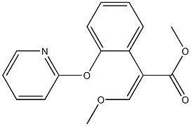 (E)-3-Methoxy-2-[2-(2-pyridinyloxy)phenyl]acrylic acid methyl ester Struktur