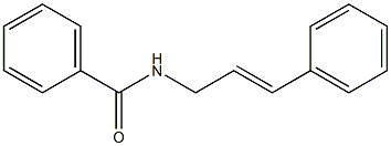 N-(3-Phenyl-2-propenyl)benzamide Struktur