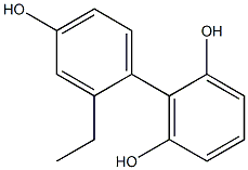 2'-Ethyl-1,1'-biphenyl-2,4',6-triol Struktur