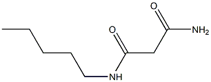 Pentylmalonamide Struktur