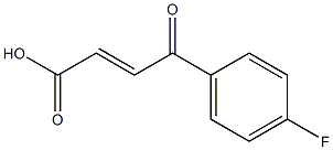 4-Oxo-4-(4-fluorophenyl)-2-butenoic acid Struktur