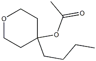 4-Acetyloxy-4-butyltetrahydro-2H-pyran Struktur