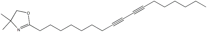 4,4-Dimethyl-2-(8,10-heptadecadiynyl)-2-oxazoline Struktur