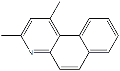 1,3-Dimethylbenzo[f]quinoline Struktur