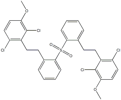 [2-(2,6-Dichloro-3-methoxyphenyl)ethyl]phenyl sulfone Struktur