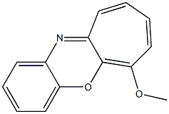 6-Methoxybenzo[b]cyclohept[e][1,4]oxazine Struktur