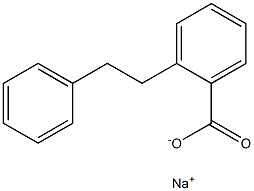 o-Phenethylbenzoic acid sodium salt Struktur