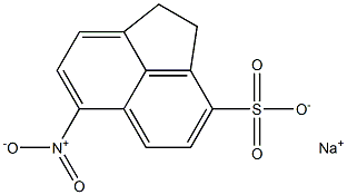 6-Nitroacenaphthene-3-sulfonic acid sodium salt Struktur